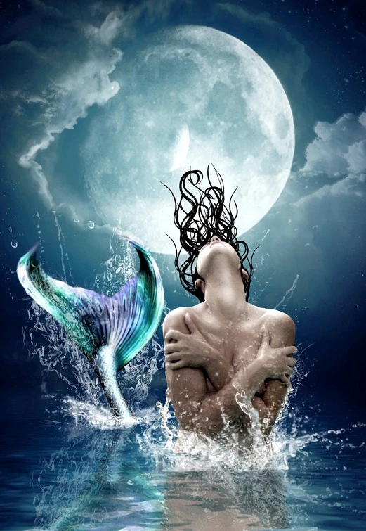 Sirena a la luz de la Image by Inmaculada Martinez